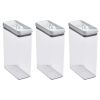 Better Homes & Gardens 3 Pack Flip-Tite 18.6 Cup Rectangular Food Storage Container Set