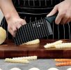 1pc Wolf Tooth Knife; Multifunctional Potato Chips Cutter; Wave Knife; Vegetable Potato Slicer; Fancy Potato Chips Cutting Artifact