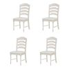TOPMAX Vintage Traditional 7-Piece 82.7inch Extendable Dining Table Set with 23.6inch Removable Leaf, 4 Serrated Back Chairs and 2 Upholstered Back Di