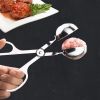 2PCS Small Meatball Maker Homemade Lean Meatball Tool Geometric Shape Steel Maker Barbecue Hot Pot Bean Curd
